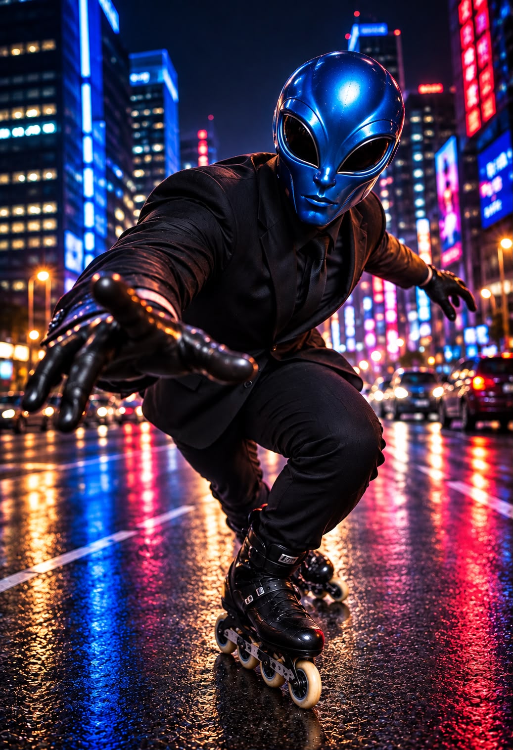 Echo, the goofy, blue mask