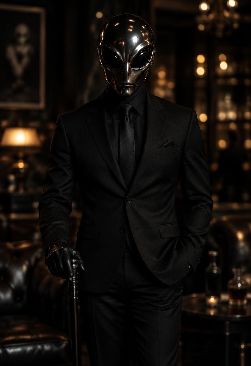 Alpha, the leader, black mask