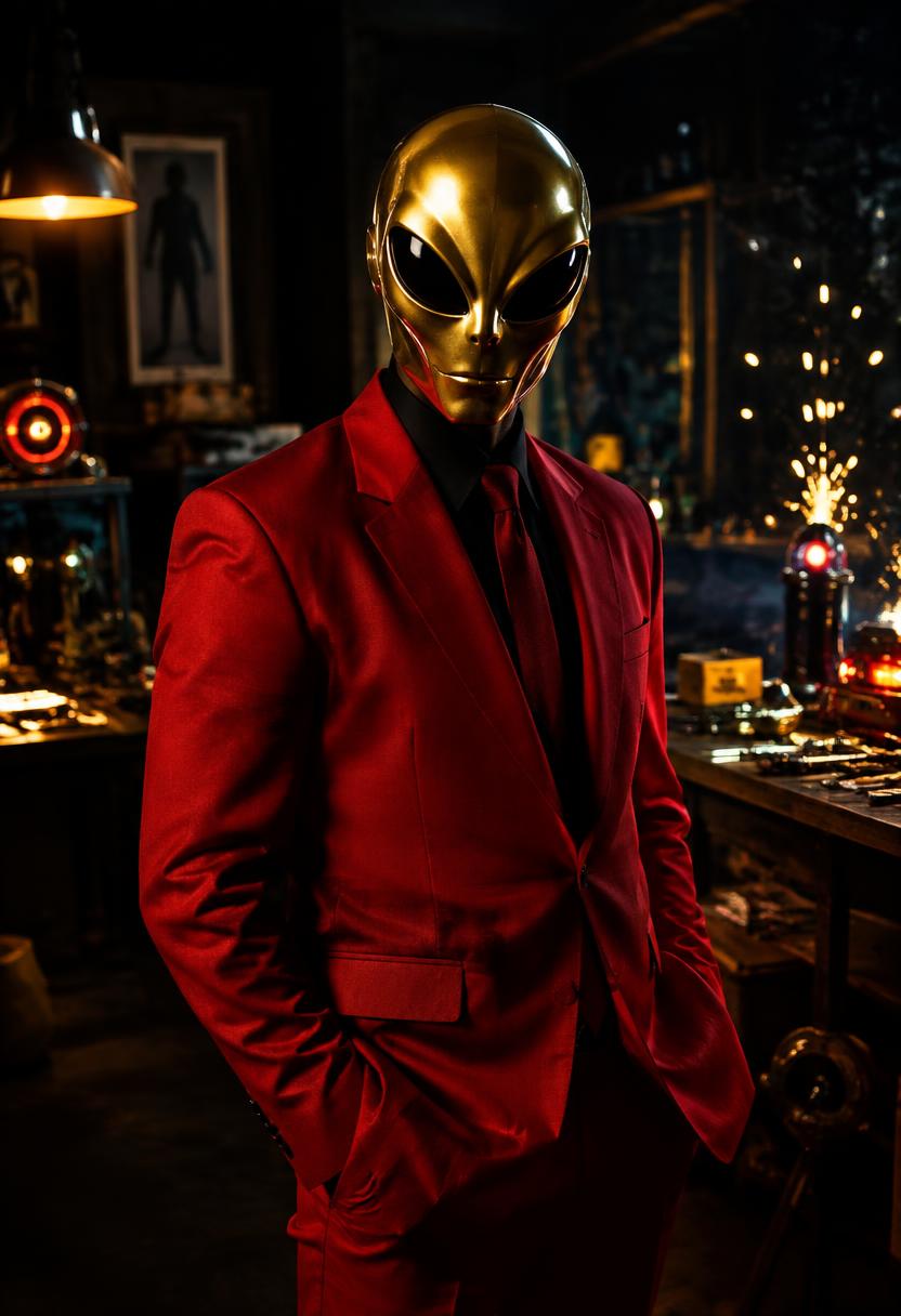 Forge, the inventor, gold mask